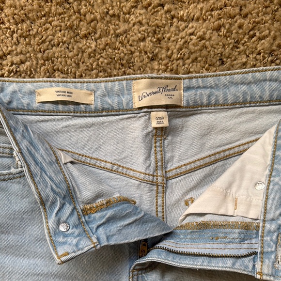 Women's Light Blue Denim Shorts - Picture 3 of 3